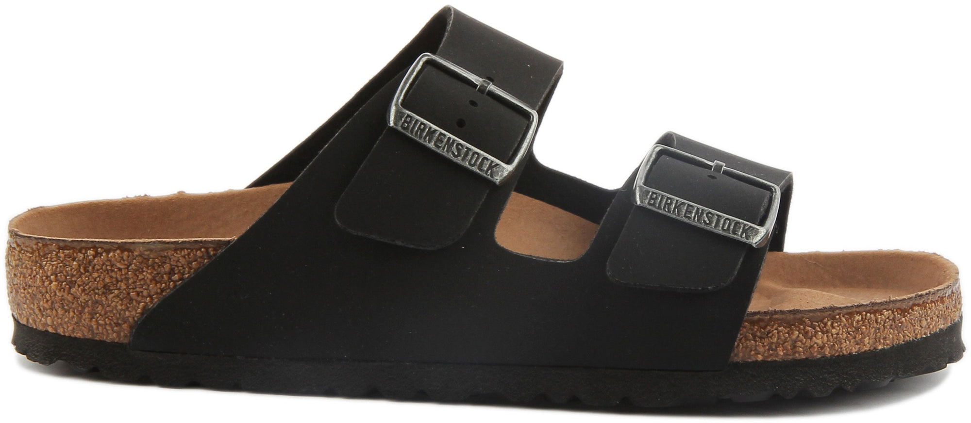 Sandalias Birkenstock Arizona | Birko-Flor negras, aptas para veganos, para mujer