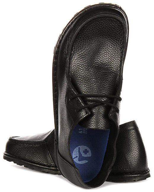 Zapatos Birkenstock Utti | tejido negro para hombres y mujeres - horma regular