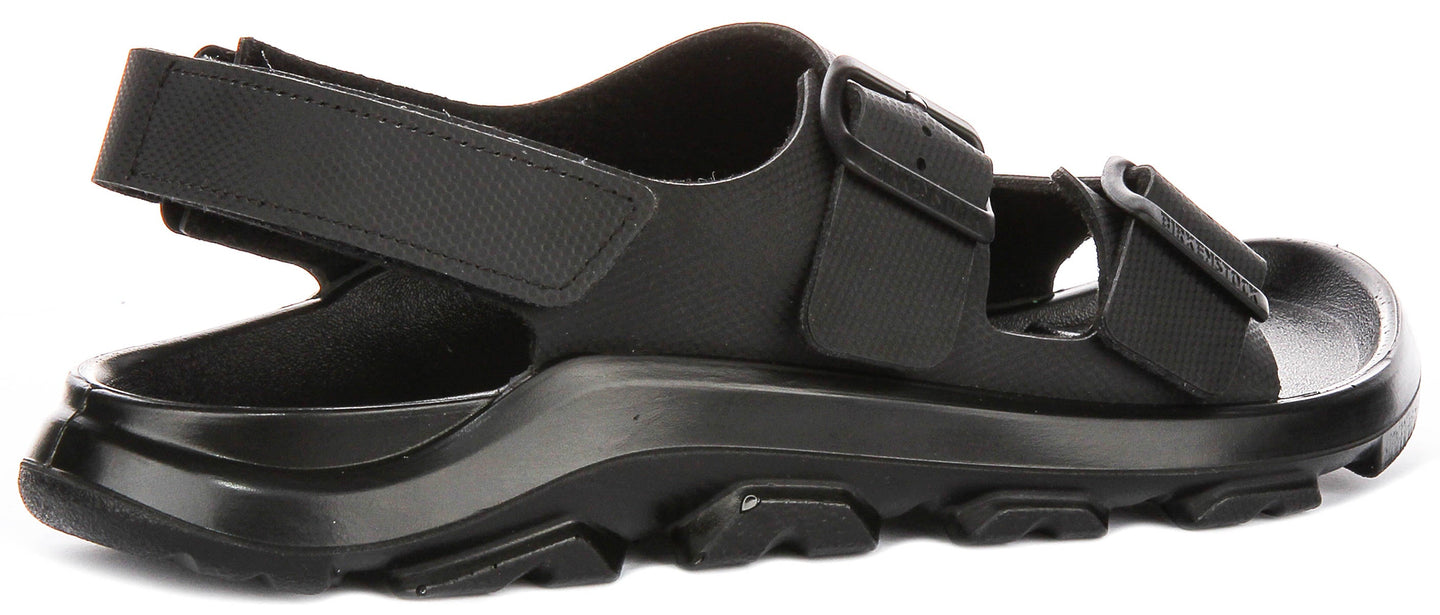 Birkenstock Mogami Terra Trainers | Black genuine leather for Men - Regular Fit