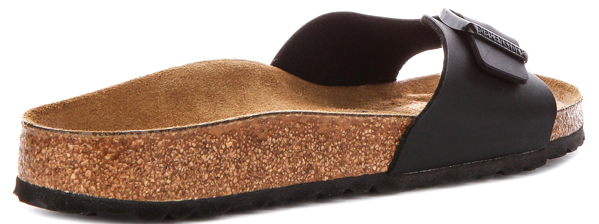 Sandalias Birkenstock Madrid | Birko-Flor negro, para mujer, horma estrecha