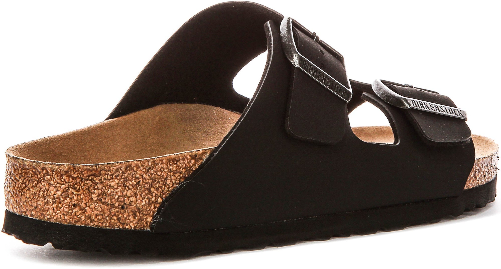 Sandali Birkenstock Arizona | Birko-Flor nero - adatti ai vegani per uomo e donna - calzata stretta
