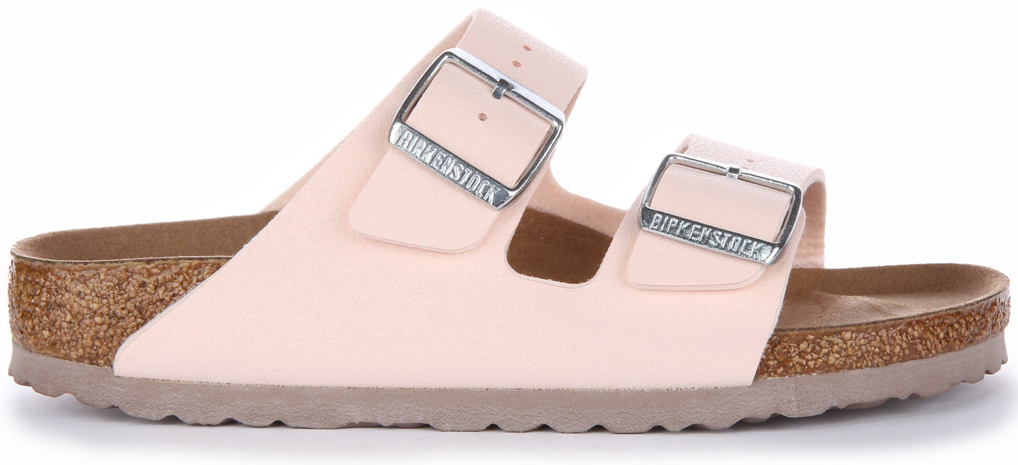 Birkenstock Arizona-sandaler | Rosa Birkibuc – veganvänliga för kvinnor