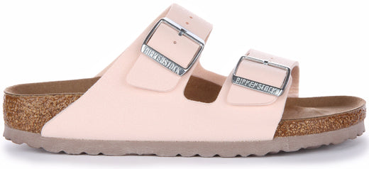 Birkenstock Arizona-sandaler | Rosa Birkibuc – veganvänliga för kvinnor
