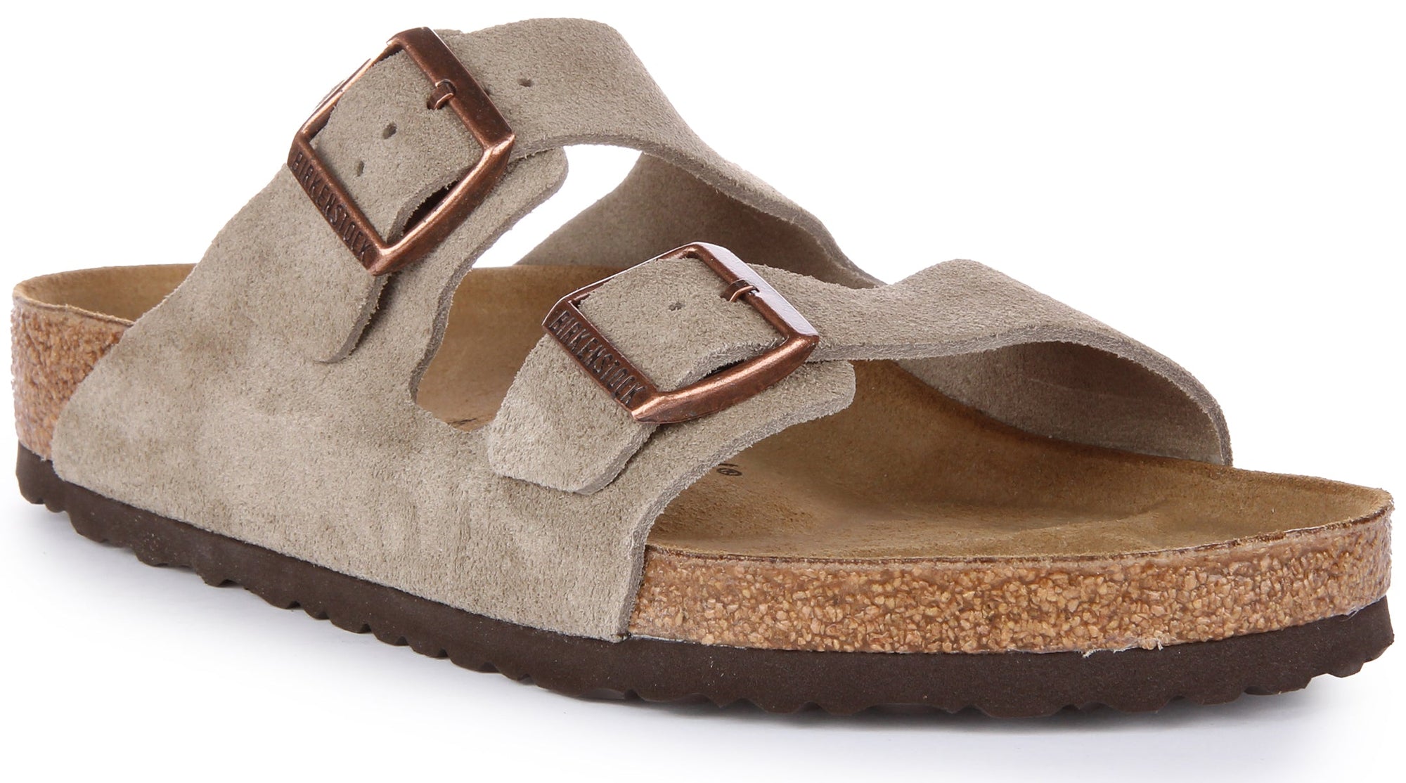 Sandalias Birkenstock Arizona | cuero de ante topo para hombre y mujer