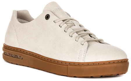 Baskets Birkenstock Bend Low | cuir suédé gris pour hommes et femmes - largeur normale