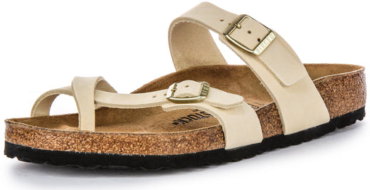Sandali Birkenstock Mayari | Pelle scamosciata beige da donna