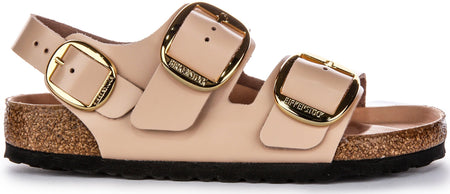 Birkenstock Milano-sandalen | beige echt leer voor dames