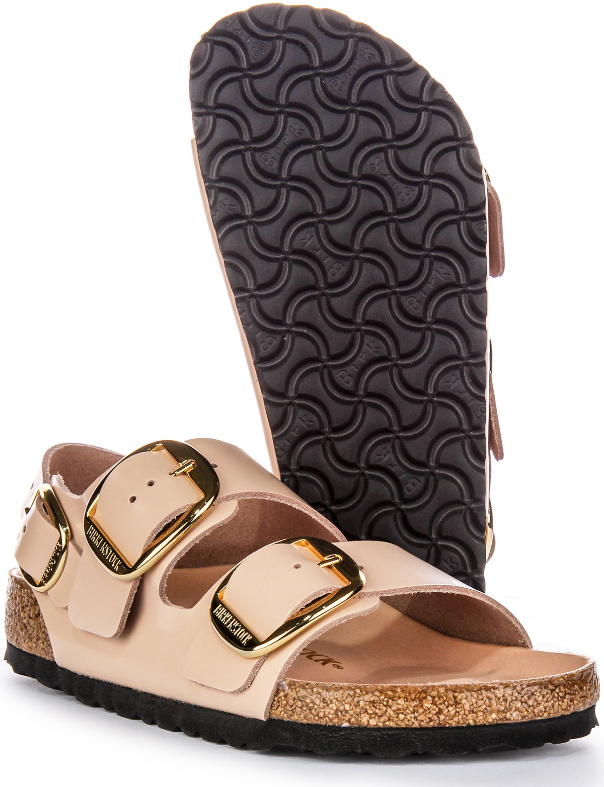Birkenstock Milano-sandalen | beige echt leer voor dames
