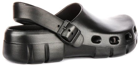 Birkenstock Birki Flow-träskor | svart EVA för kvinnor – normal passform