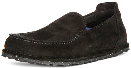 Zapatos Birkenstock Utti | Ante negro para hombre y mujer - Ajuste regular