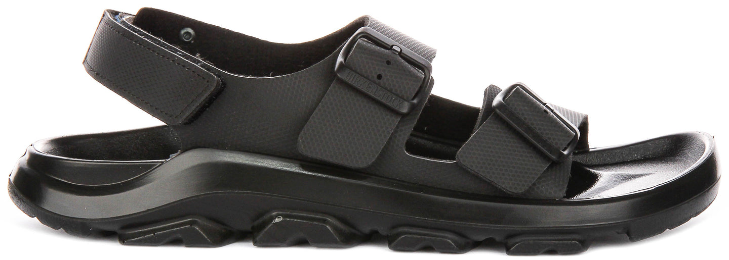 Birkenstock Mogami Terra Trainers | Black genuine leather for Men - Regular Fit