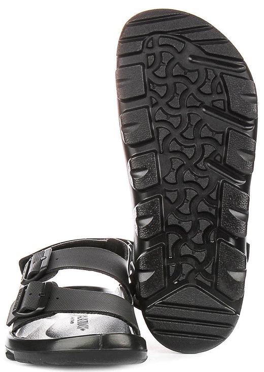 Birkenstock Mogami Terra Trainers | Black genuine leather for Men - Regular Fit