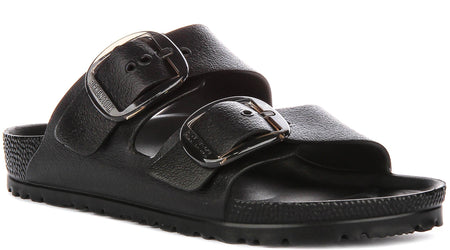 Birkenstock Arizona-sandalen | zwart EVA – Big Buckle voor dames – smalle pasvorm