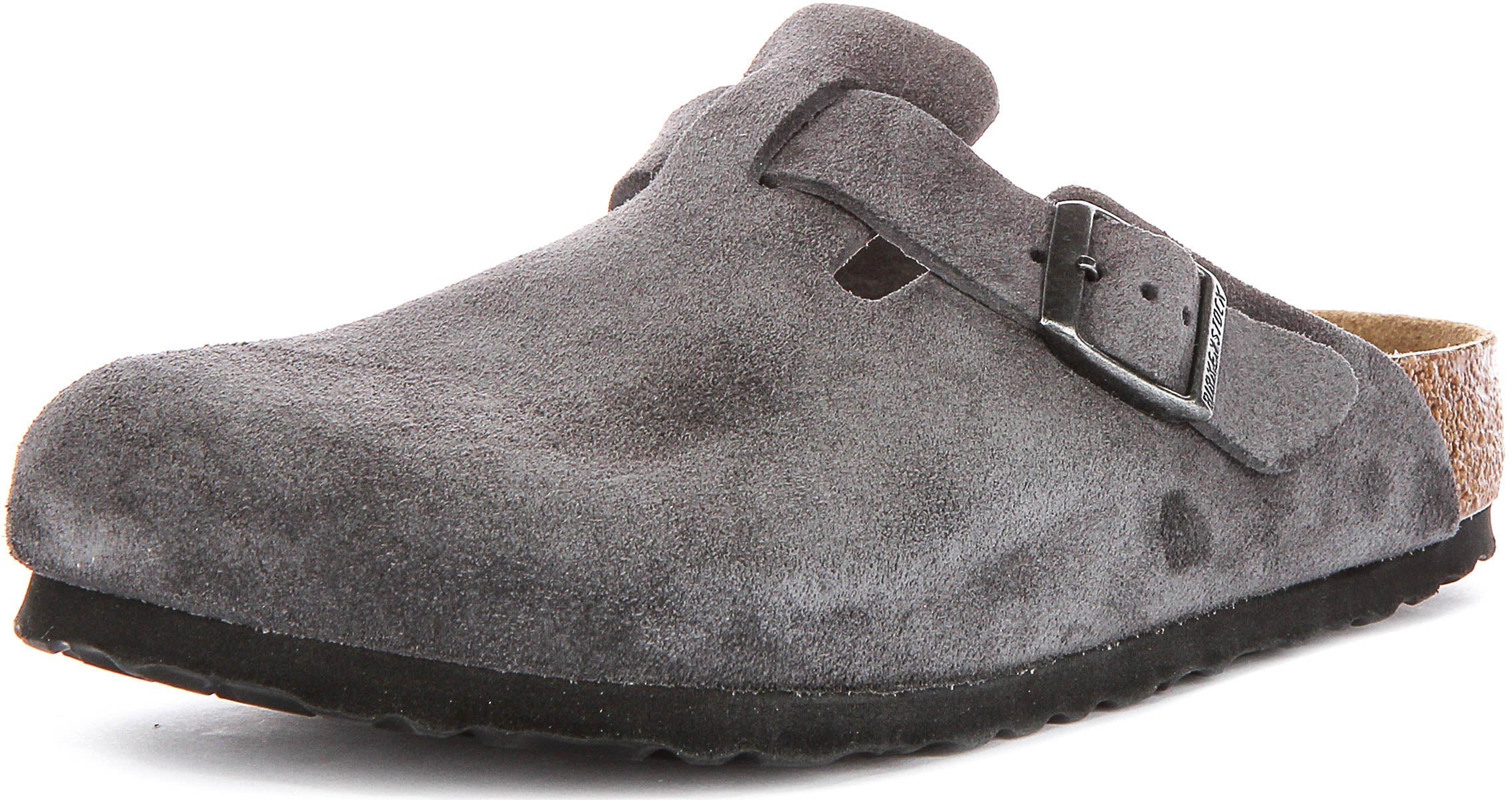 Birkenstock Boston Clogs | Charcoal Birko-Flor for Men and Women - Regular Fit