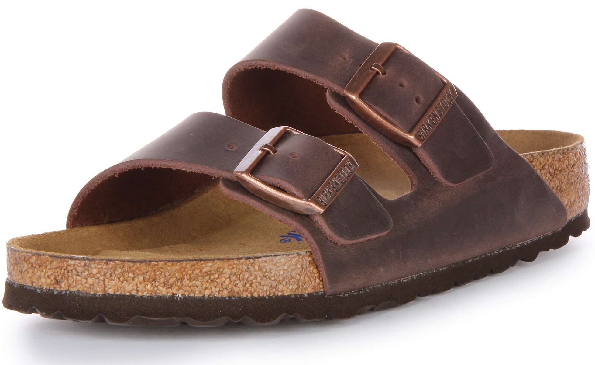 Sandalias Birkenstock Arizona | cuero auténtico marrón para mujer