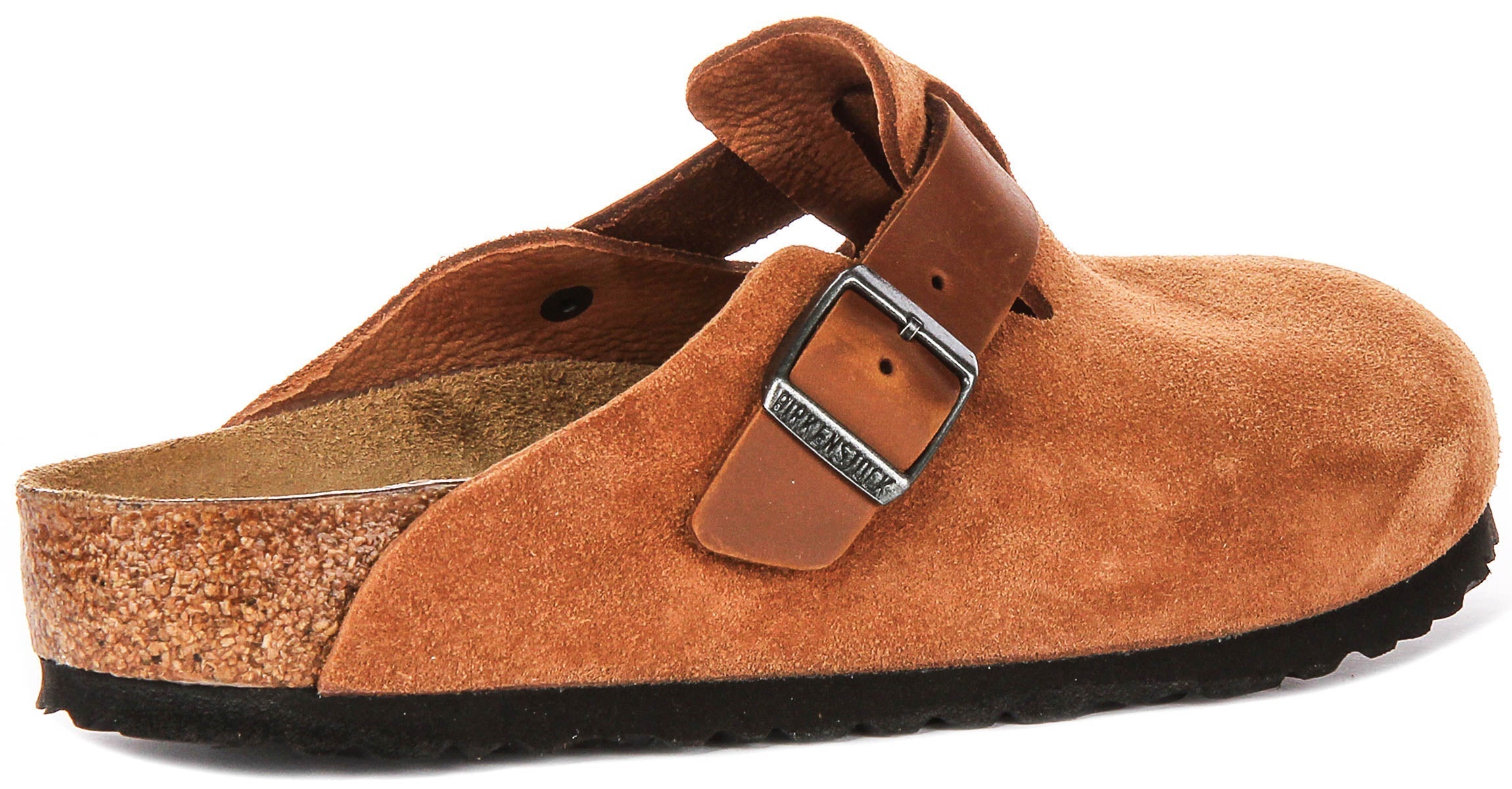 Birkenstock Boston sabots | Birko-Flor cognac pour hommes et femmes