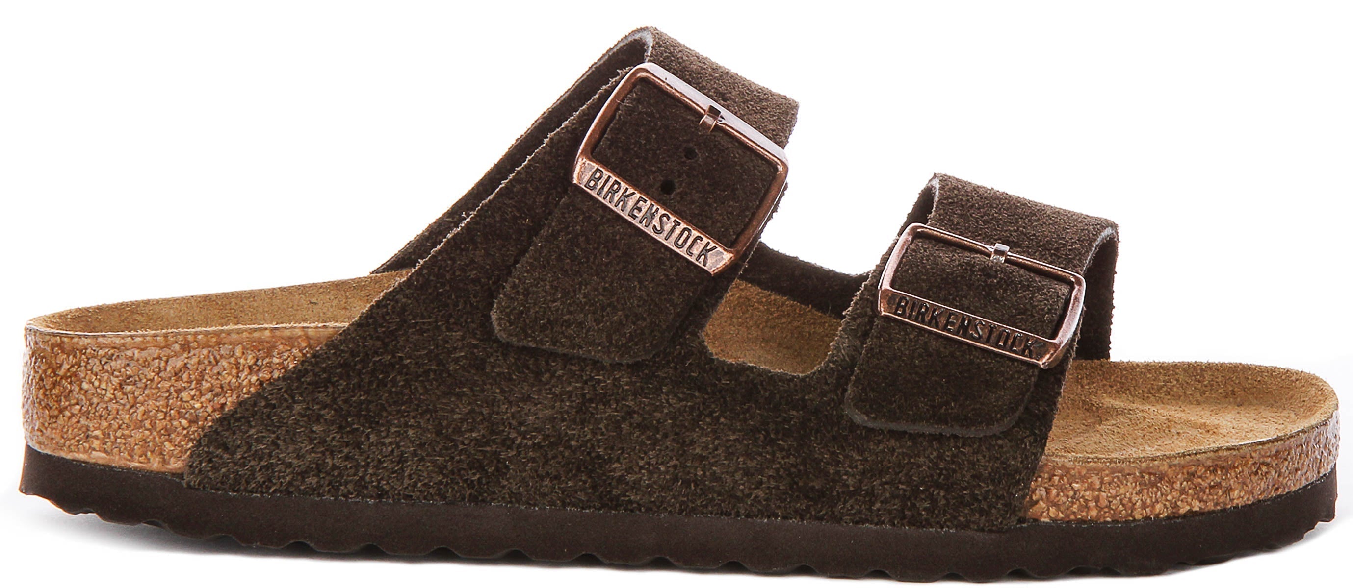 Sandali Birkenstock Arizona | Birko-Flor color moka da uomo e donna - calzata stretta
