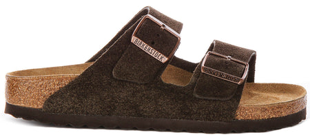 Sandali Birkenstock Arizona | Birko-Flor color moka da uomo e donna - calzata stretta