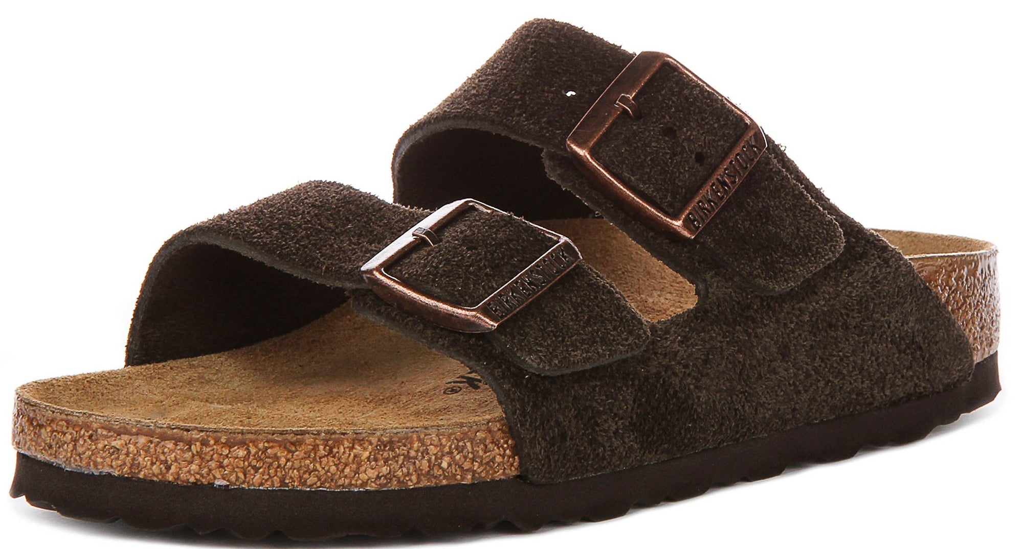 Sandali Birkenstock Arizona | Birko-Flor color moka da uomo e donna - calzata stretta