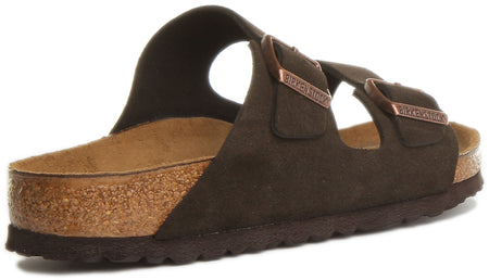 Sandalias Birkenstock Arizona | cuero auténtico marrón para mujer