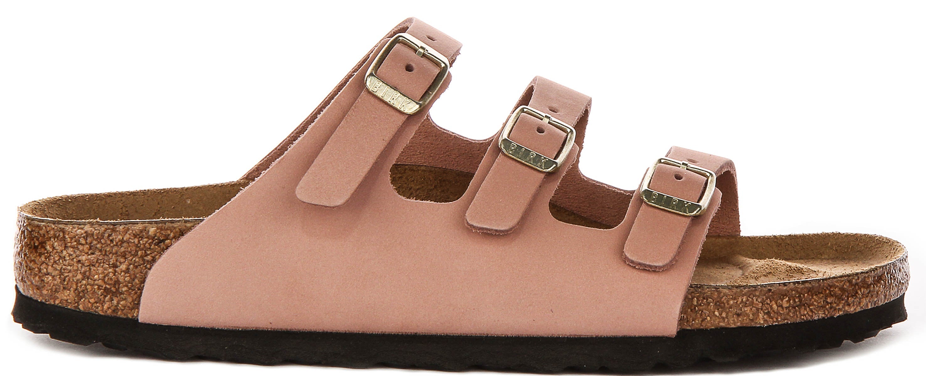 Birkenstock Florida sandalen | Roze kenmerkend Birkenstock-bovenmateriaal voor dames - Smalle pasvorm
