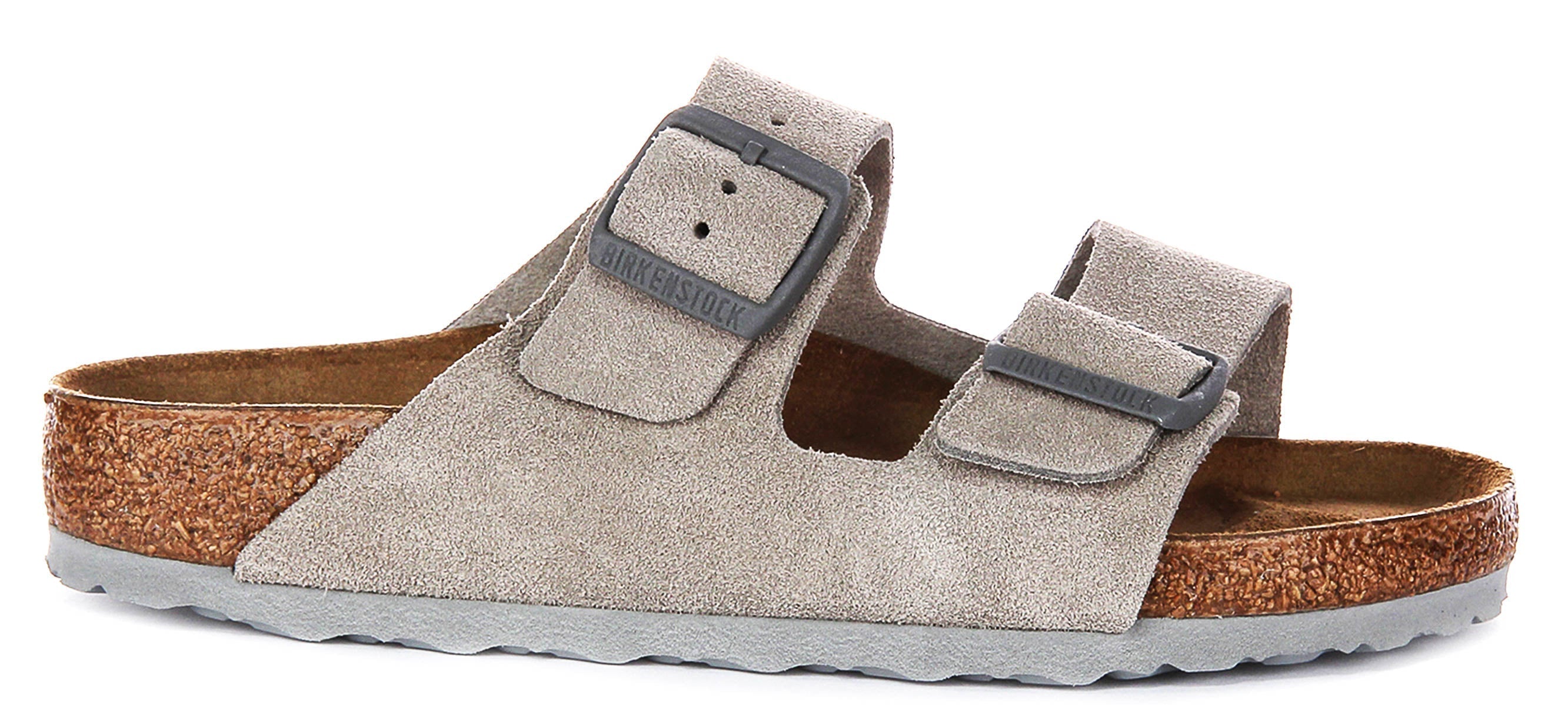 Birkenstock Arizona sandalen | Stone Birko-Flor voor dames - normale pasvorm