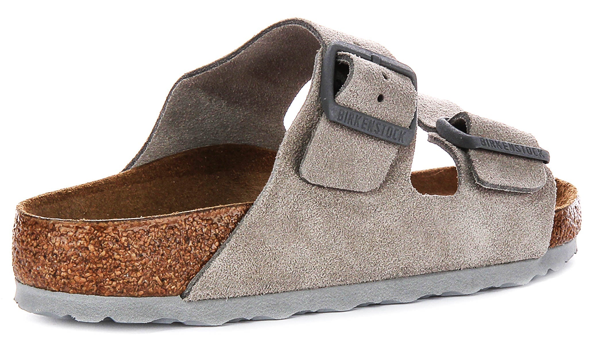 Birkenstock Arizona sandalen | Stone Birko-Flor voor dames - normale pasvorm