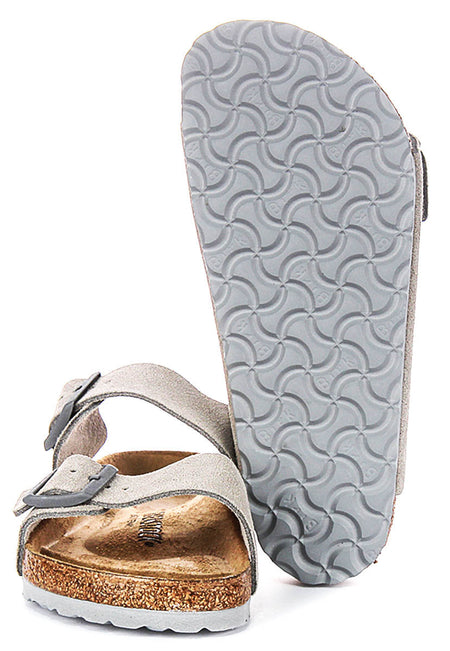 Birkenstock Arizona sandalen | Stone Birko-Flor voor dames - normale pasvorm